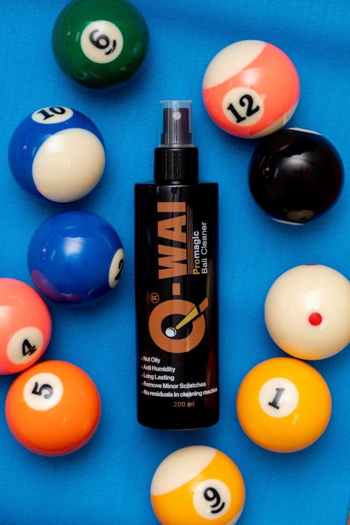 Q-WAI Promagic Ball Cleaner - Carom & Pool Advanced Formula